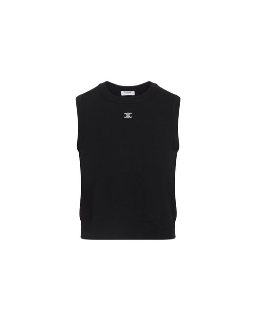 Céline Wollen Top in het Black