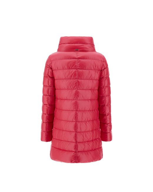 Herno Red Amelia Padded Coat