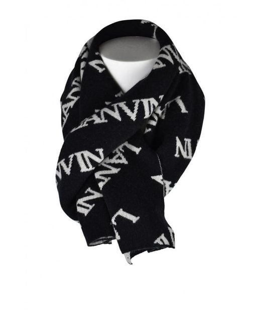 Lanvin Black Scarf