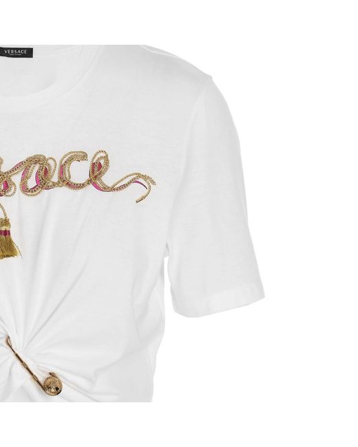 T-Shirts Versace de color White