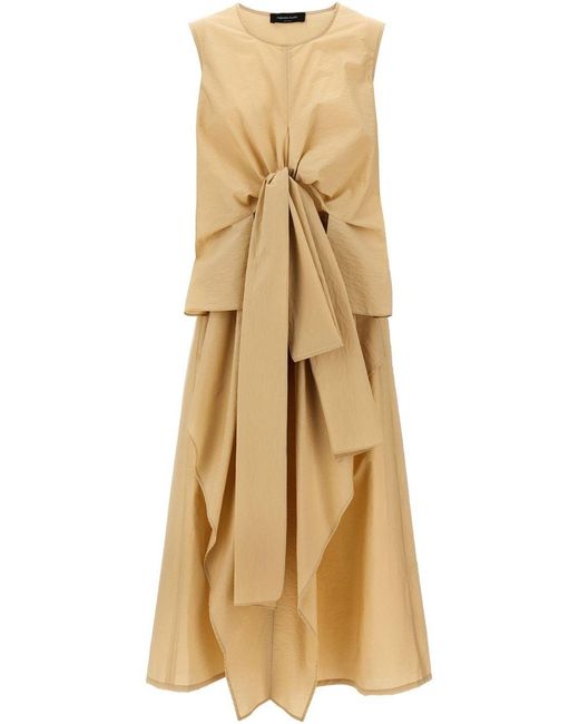 Fabiana Filippi Natural 'Paper Hand' Dress