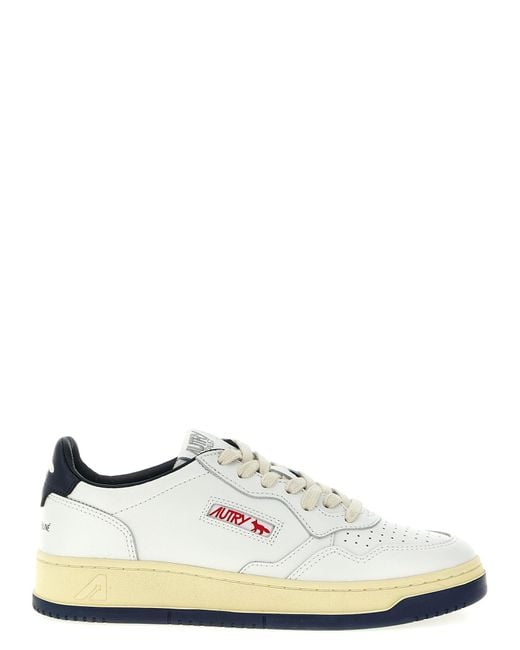 Autry White X Maison Kitsuné 'Medalist Low' Sneakers for men