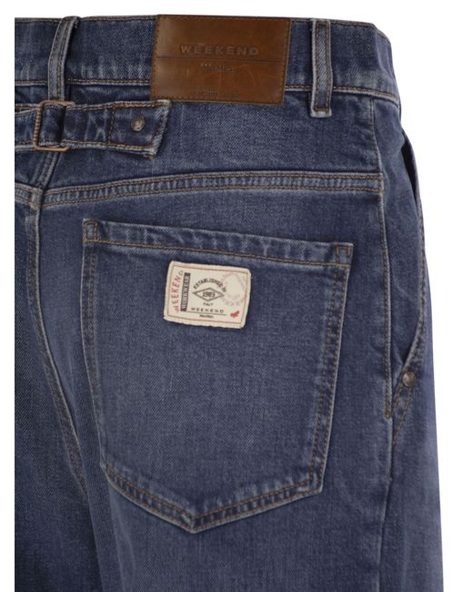 Weekend by Maxmara Blue Wochenend Max Mara ortles Komfort Jeanshose