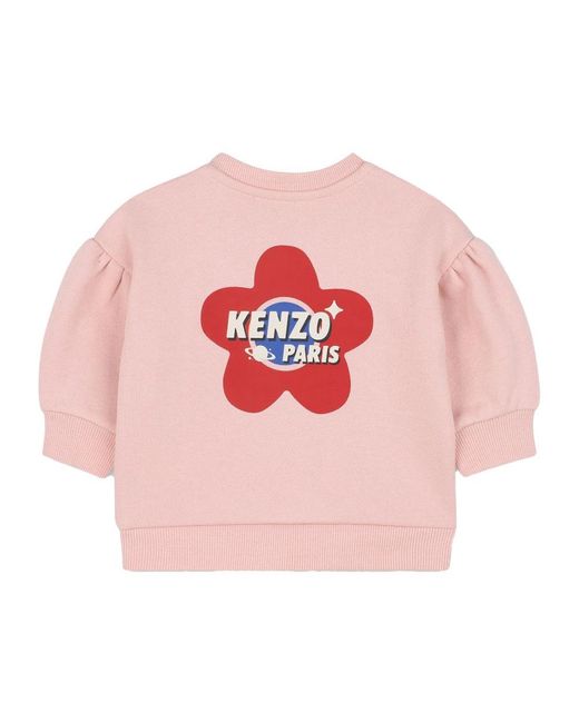 KENZO Pink Sweatshirt With Pants Set