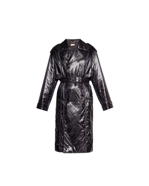 Saint Laurent Black Trench Coats