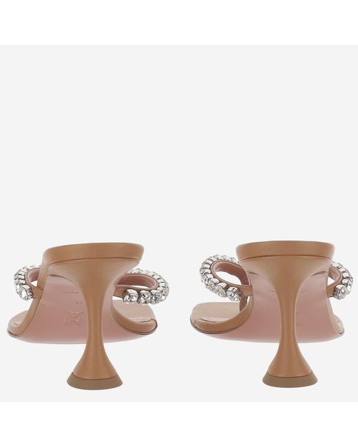 AMINA MUADDI Natural Leather Sandals Gigi