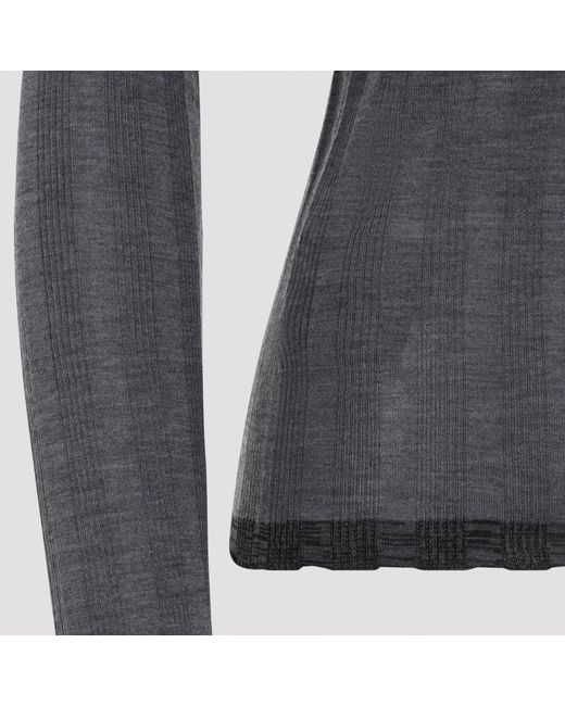 Prada Blue Wool Polo