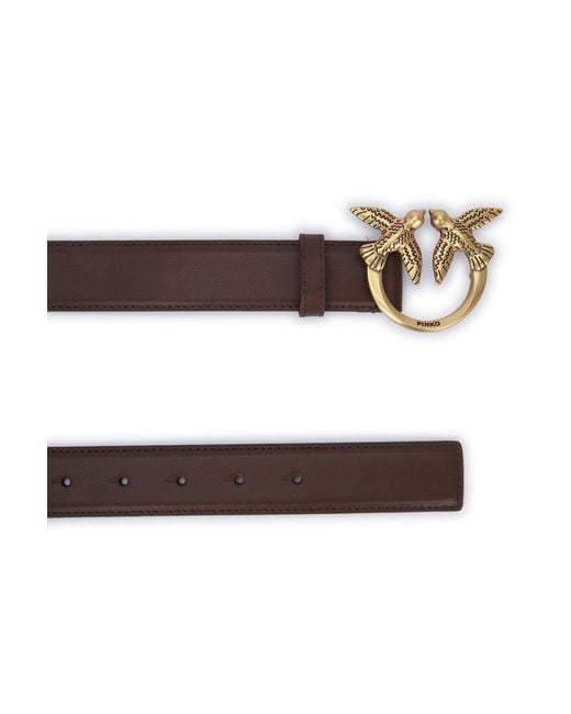 Pinko Brown Love Berry H3 Belt.Low
