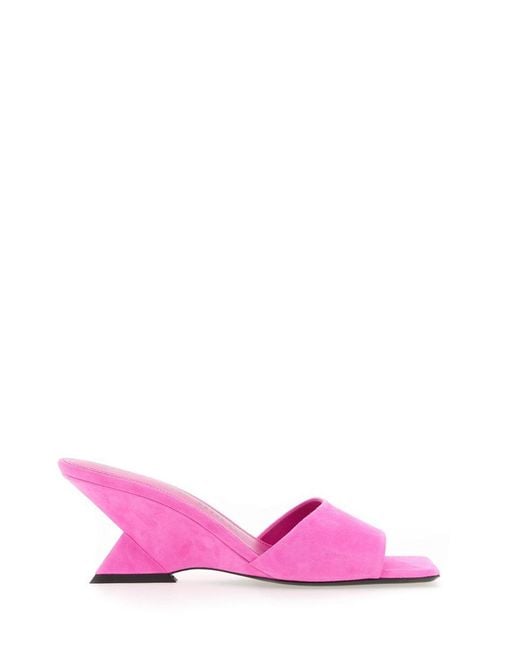 The Attico Pink Mule Cheope