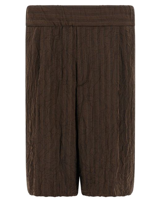 Des shorts Bermuda «Platon» Dries Van Noten pour homme en coloris Brown