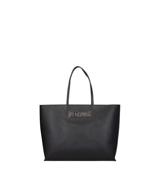 Just Cavalli Black Shoulder Bags Polyurethane