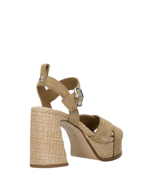 Ash Metallic Sandals