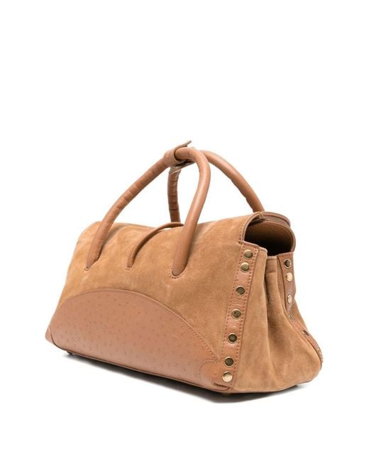 Zanellato Brown Dotta Baby Leather Handbag