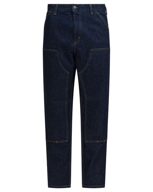 Pantalones de trabajo "Double Knee" Carhartt de hombre de color Blue
