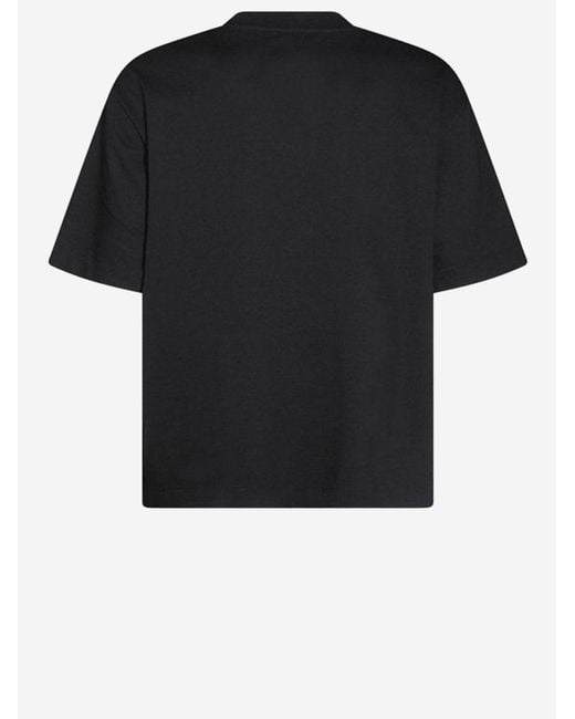 Off-White c/o Virgil Abloh Black Cotton T Shirt With Logo for men
