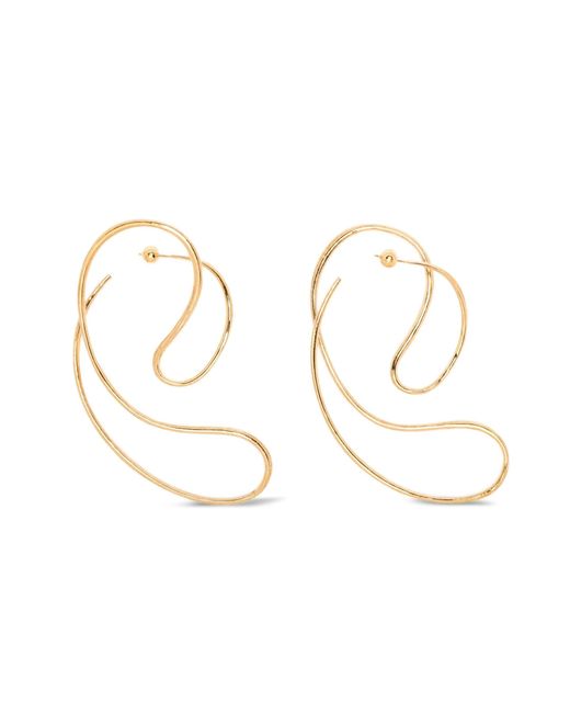 Panconesi White P Continua Earrings Large