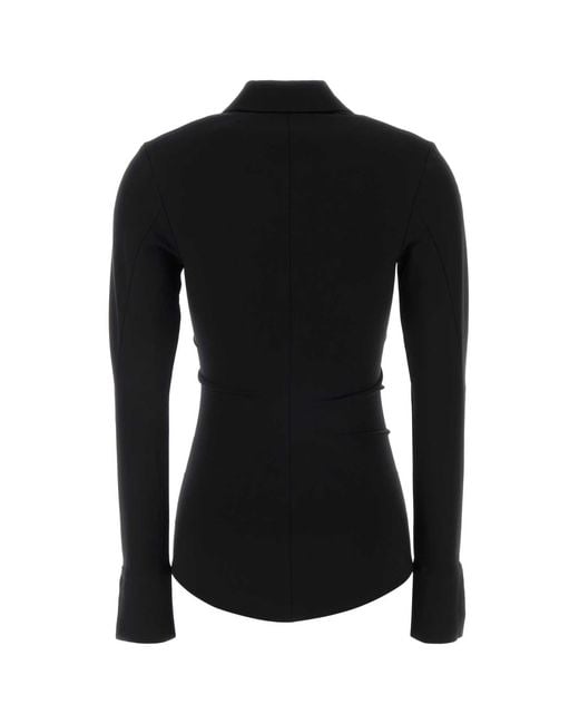 Jil Sander Black Slim Solid Shirt