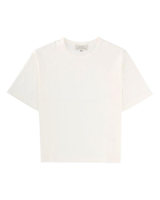 Studio Nicholson White T-Shirt "Lee"