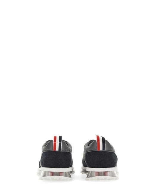 Thom Browne White Tech Runner Sneaker for men
