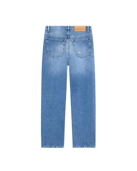 Dondup Blue Relaxed Fit Jeans