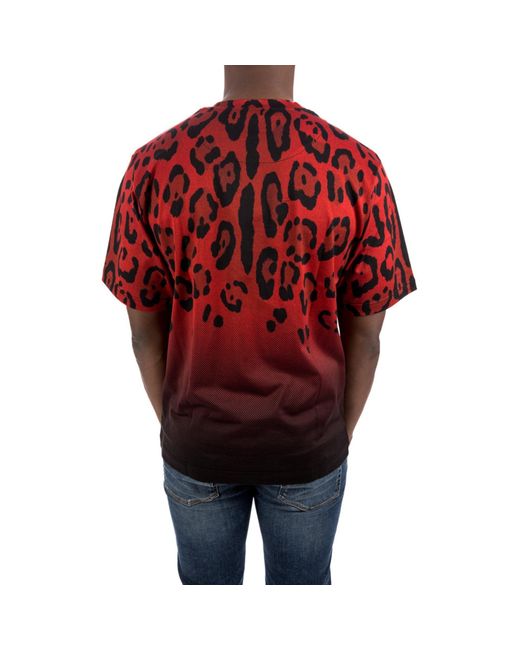 T-shirt animal Dolce & Gabbana pour homme en coloris Red