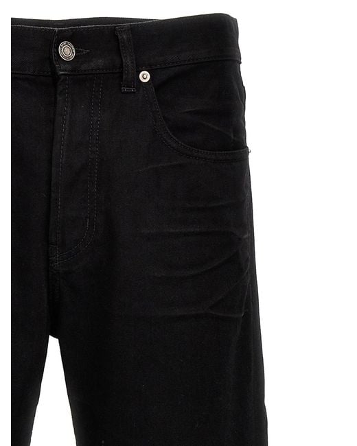 Jeans de efecto arrugado de Saint Laurent de hombre de color Black