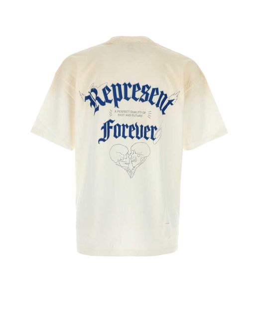 Represent White Cotton T Shirt