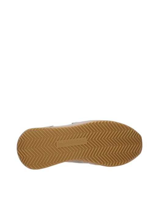 Sneakers de modelo Philippe TRPX Beige de cuero para mujer Philippe Model de color Gray