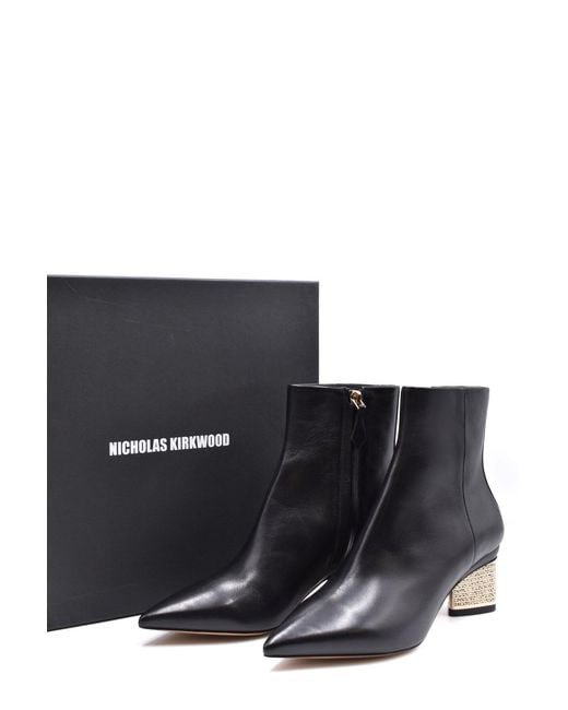 Nicholas Kirkwood White Booties