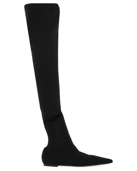 Stivali alti elastici di Dolce & Gabbana in Black