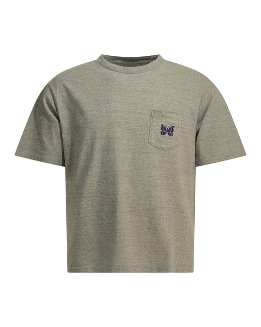 Aiguilles « Pocket Tee » T-shirt à col rond Needles en coloris Gray