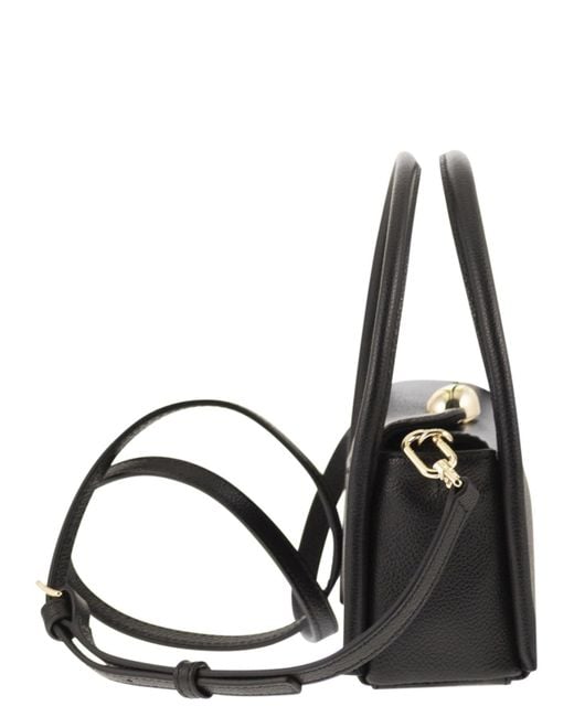 Furla Black Nicole Mini Leather Bag