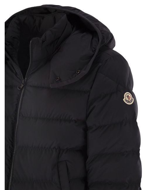 Moncler Montbrocq Short Down Jacket Met Kap in het Black voor heren
