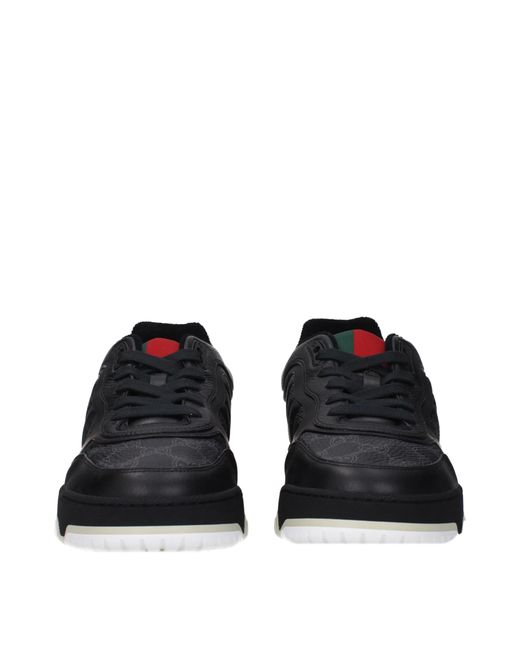 Gucci Black Sneakers Fabric