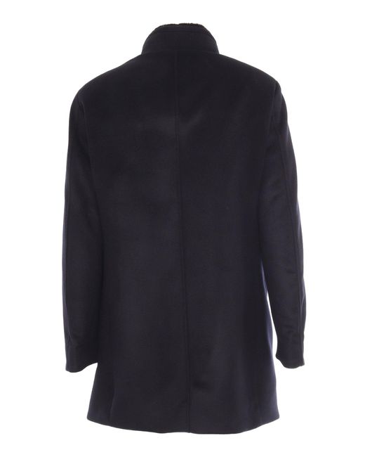 Moorer Blue Bond Fur Le Jacket