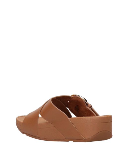 Fitflop Sandalen Leer Bruin in het Brown