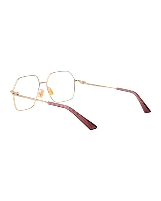 Bottega Veneta Metallic Metal Optical Glasses