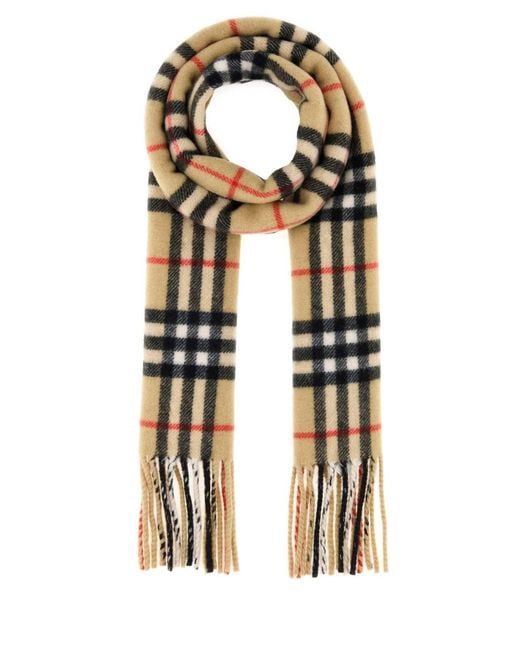 Burberry Multicolor Embroidered Cashmere Scarf