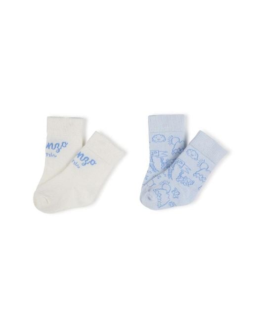 KENZO Blue Socks