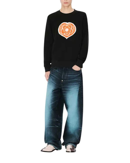 Sudadera Boke Corazón De Algodón KENZO de hombre de color Black