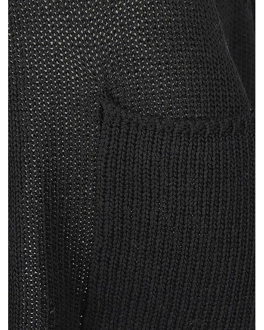 MIZUIRO Black Cotton Vest