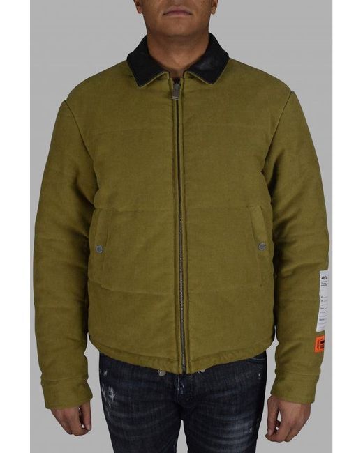 Heron Preston Green Down Jacket