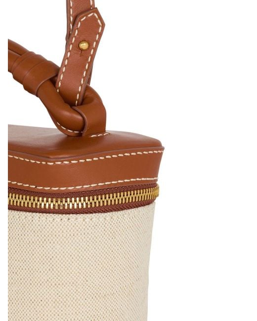 Caso de tocador de lona del ejército B Balmain de color Brown