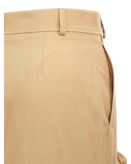 Moschino Asymmetrische Rok in het Natural