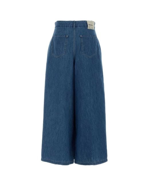 Max Mara Blue Denim Nastro Jeans