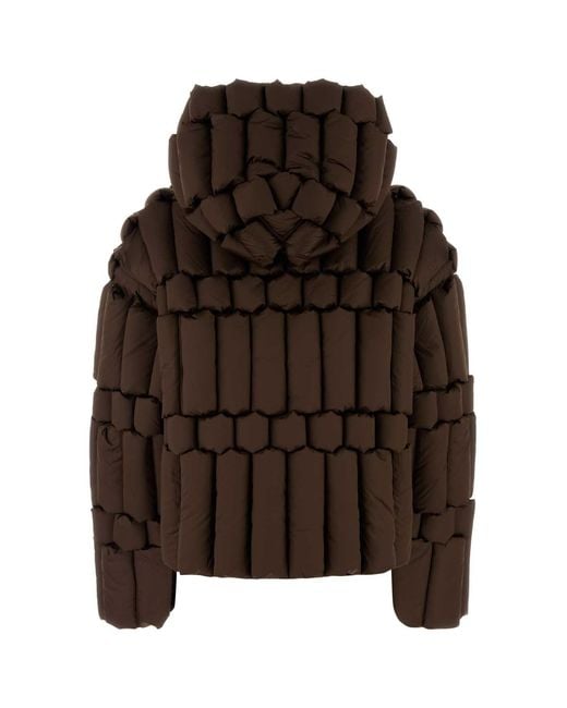 RAXXY Brown Chocolate Polyester Down Jacket