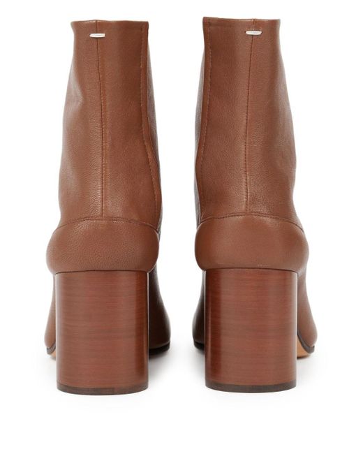 Maison Margiela Brown "Tabi" Ankle Boots T.080 Shoes