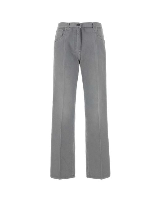 Prada Gray Denim Jeans