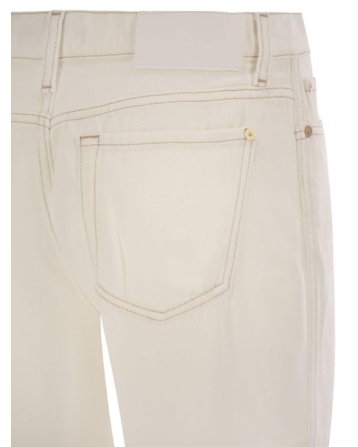 7 For All Mankind White Modern Dojo Tailorless