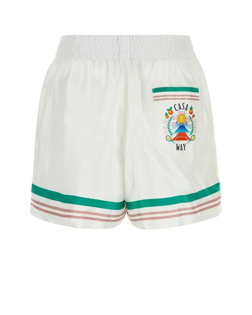Casablanca Multicolor Casa Way Silk Shorts